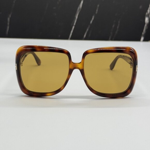 NEW TOM FORD LORELAI TF1156 52E SUNGLASSES HAVANA WOMEN EYEWEAR FT1156 52E main image 4